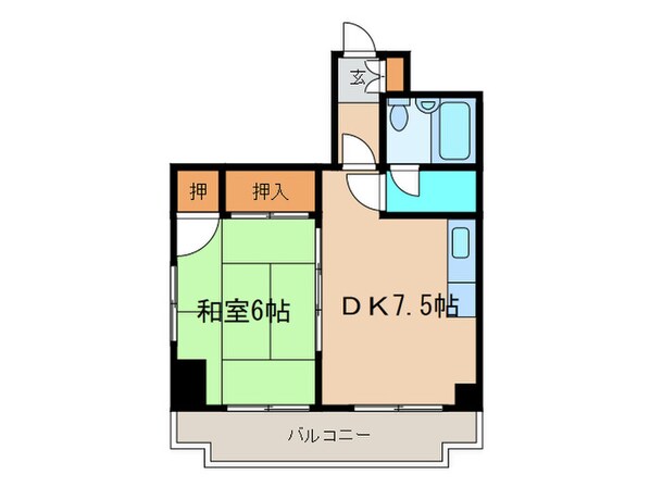 ハイツ昭和の物件間取画像